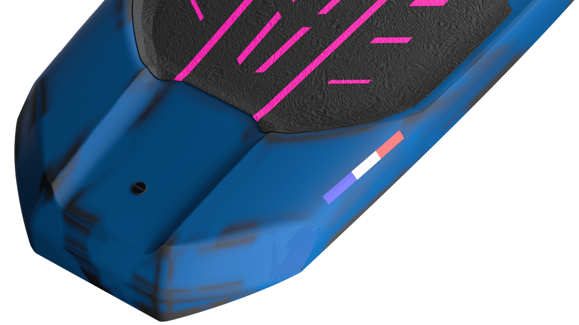 Blackbird Mid Length Carbon wingfoil board — Electric Blue, hero view