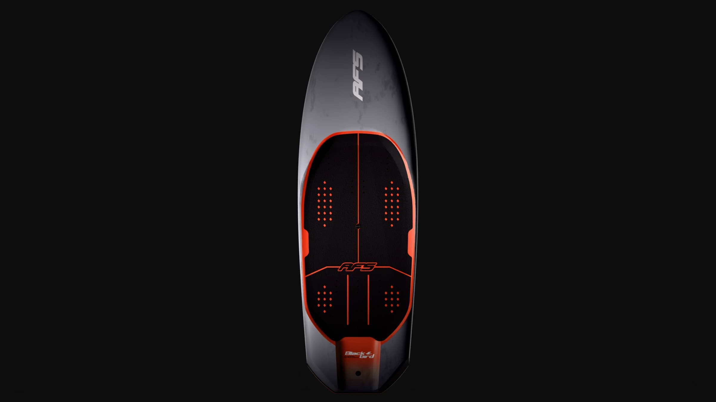 Blackbird Mid Length red, deck view